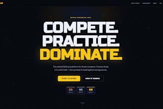 develop a simple website for dirt cheap