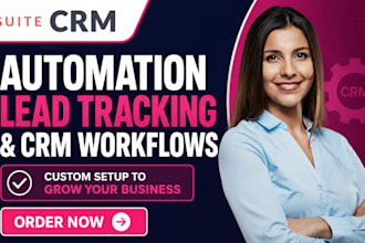 configure suitecrm automation, lead tracking and custom CRM workflows