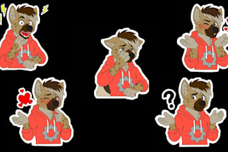 draw furry telegram stickers, nsfw furry stickers, animated discord stickers
