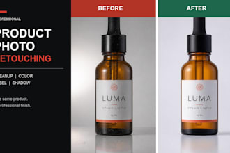 professionally retouch and enhance your product photos