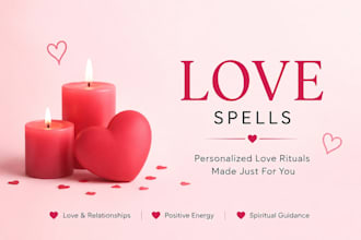 cast a personalized love intention ritual and spiritual guidance
