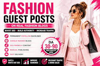 publish guest posts on fashion websites