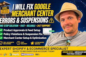 fix google merchant center misrepresentation issue, policy violation setup gmc