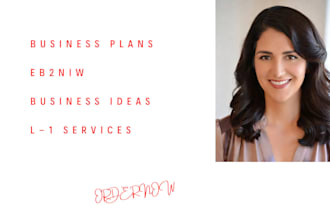 write eb2niw business plan for startup uscis approval