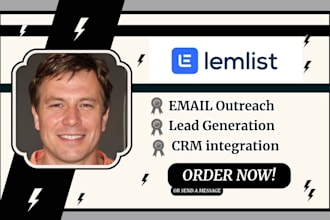 setup lemlist CRM integration lemlist lead sourcing lemlist automation
