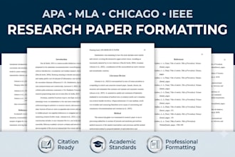 format your apa mla chicago iee research papaer