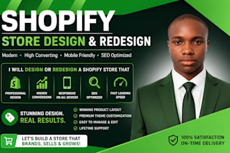 design shopify store redesign shopify website redesign