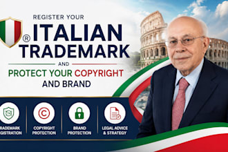 register your italian trademark and protect your copyright and brand