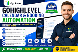gohighlevel calendar and booking automation appointment workflows