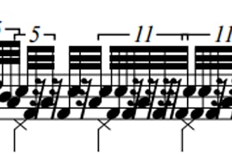 transcribe drums for you