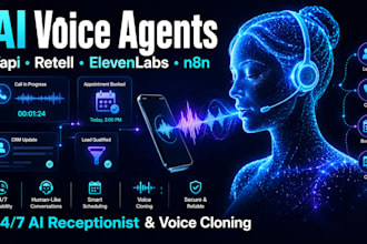 build ai voice agent, vapi retell, elevenlabs ai voice calling ai receptionist