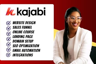 kajabi website design, kajabi online course, kajabi sales funnel, landing page
