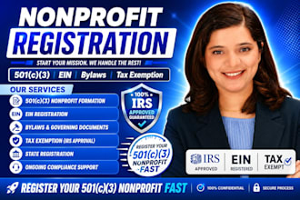 register nonprofit 501c3 with bylaws ein and tax exemption