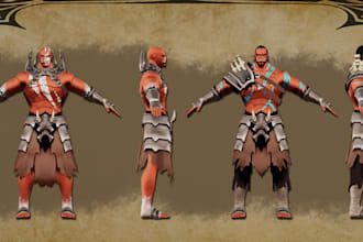 create professional 3d game assets, props, and environments