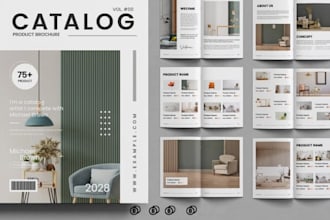 design b2b product catalog, ecommerce catalogue for wholesaler retailer