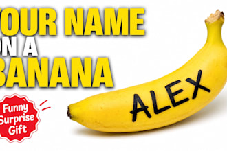 put your name on a banana