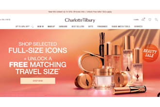 design high converting beauty shopify store skincare cosmetics website