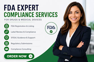 fda expert compliance services for drugs and medical devices