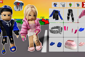 create custom roblox ugc hair and accessories, roblox items and wearable for you