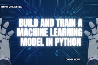 build and train a machine learning model in python