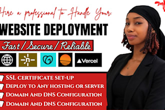 deploy website to netlify, github, cpanel, on any hosting servers