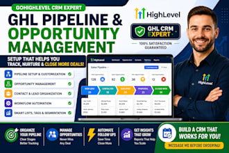 ghl pipeline and opportunity management crm expert setup