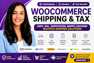 do woocommerce shipping tax, usps, dhl, shipstation, easyship, multiple shipping
