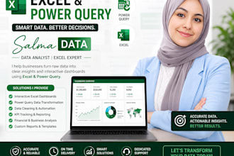 create an automated excel dashboard with power query and KPI reports