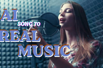 recreate your ai demo with my human vocal and production