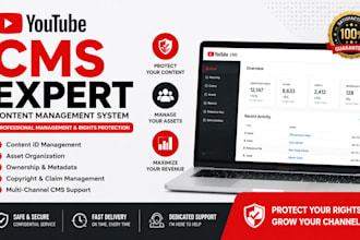 build and monetize your youtube cms content id mcn and cms
