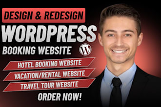 design wordpress booking website hotel booking website vacation rental website