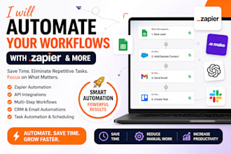 build zapier automation make com workflow ai automation and API integrations