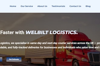 logistics website, trucking, dispatch, freight brokers, moving website