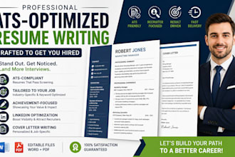 write executive resume, CV, cover letter and optimize linkedin