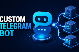 build a custom python telegram bot with CRM and payments