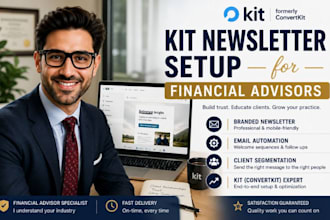 setup a kit retirement newsletter for financial advisors