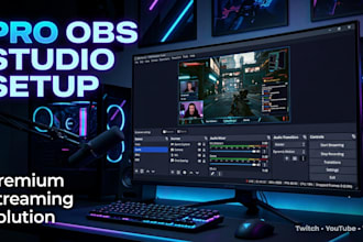 setup obs studio professionally for twitch youtube tiktok
