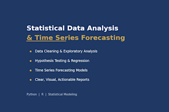 analyze your business data and forecast trends