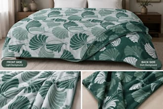 create seamless textile patterns for fabric and home decor