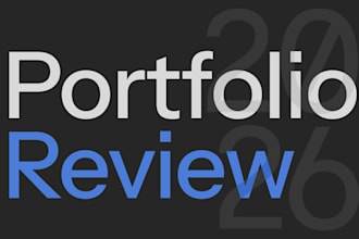 review your portfolio and provide professional feedback