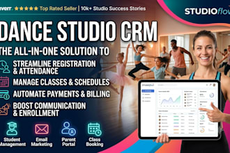 setup dance studio crm