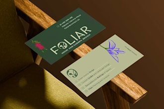 design outstanding business card or stationery just for you