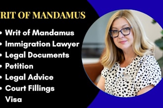 urgently draft a writ of mandamus to compel immediate government action