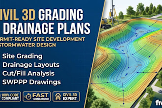 design civil 3d grading, drainage, and stormwater plans