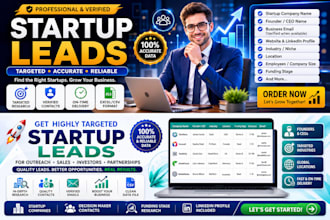 build targeted startup leads with founders, ceos, and verified b2b contacts