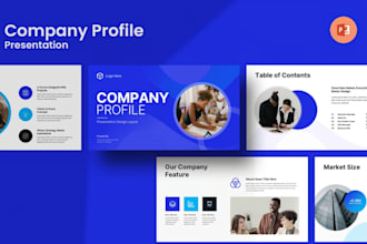 create business startup pitch deck company slides powerpoint presentation design