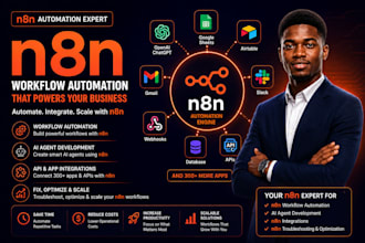 setup and fix n8n ai automation workflows