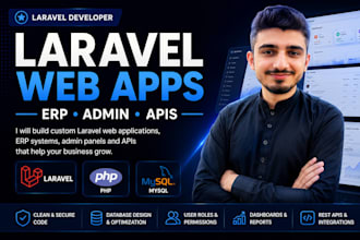 develop a custom PHP laravel website