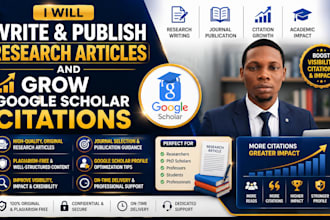 write publish research articles and grow google scholar citations