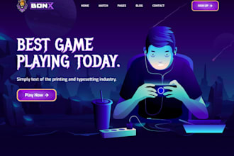 design squarespace game developer website streaming gaminng porfolio website